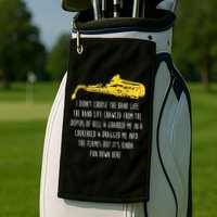 Funny Saxophone I Didnt Choose Marching Band Sax Golf Towel