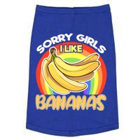 Funny Sorry I Like Bananas Gender Equality Pride Gift Doggie Tank