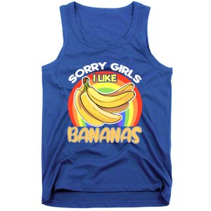 Funny Sorry I Like Bananas Gender Equality Pride Gift Tank Top