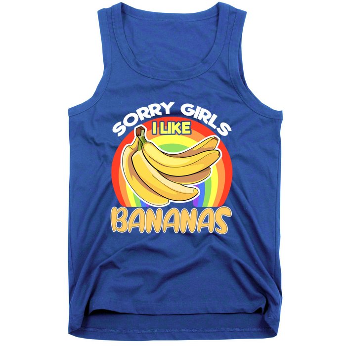 Funny Sorry I Like Bananas Gender Equality Pride Gift Tank Top