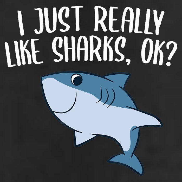 Funny Sharks I Just Really Like Sharks Ok Funny Shark Gift Adult Drive Performance Visor