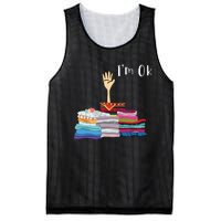 Funny Sewing Im Ok Hand Sewing Lovers Gift Mesh Reversible Basketball Jersey Tank