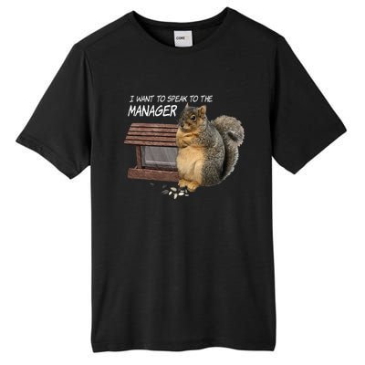 Funny Squirrel I Want To Speak To The Manager Tall Fusion ChromaSoft Performance T-Shirt