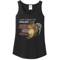 Funny Squirrel I Want To Speak To The Manager Ladies Essential Tank