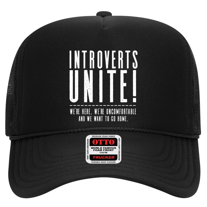 Funny Sarcastic Introvert Introverts Unite! Trucker Hat