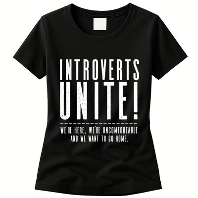 Funny Sarcastic Introvert Introverts Unite! Women's T-Shirt