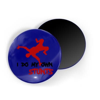 Funny Ski I Do My Own Stunts Skiing Gifts For Men & Women Magnet