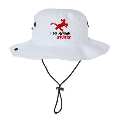 Funny Ski I Do My Own Stunts Skiing Gifts For Men & Women Legacy Cool Fit Booney Bucket Hat