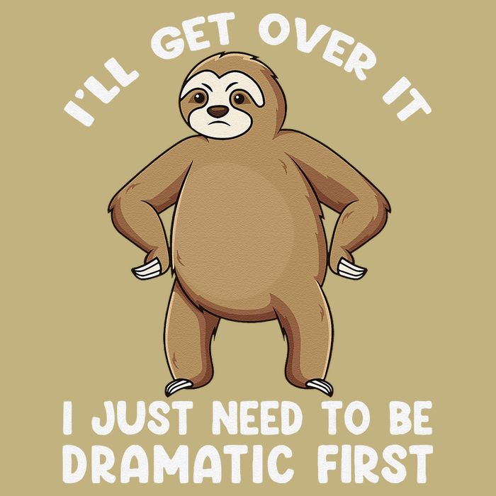Funny Sloth ILl Get Over It Just Need To Be Dramatic First T-Shirt