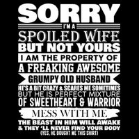 Funny Sorry I'm A Spoiled Wife Of Grumpy Old Husband City Backpack