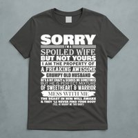Funny Sorry I'm A Spoiled Wife Of Grumpy Old Husband T-Shirt