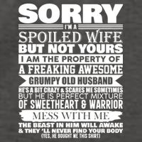 Funny Sorry I'm A Spoiled Wife Of Grumpy Old Husband Vector Backpack