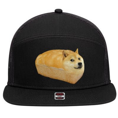 Fashion Shiba Inu Doge Bread Meme Dog Ugly Cool Gift Sweater 7 Panel Mesh Trucker Snapback Hat