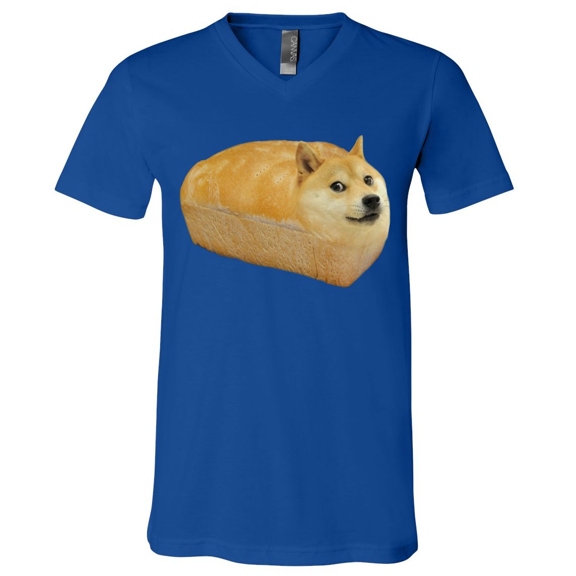 Fashion Shiba Inu Doge Bread Meme Dog Ugly Cool Gift Sweater V-Neck T-Shirt