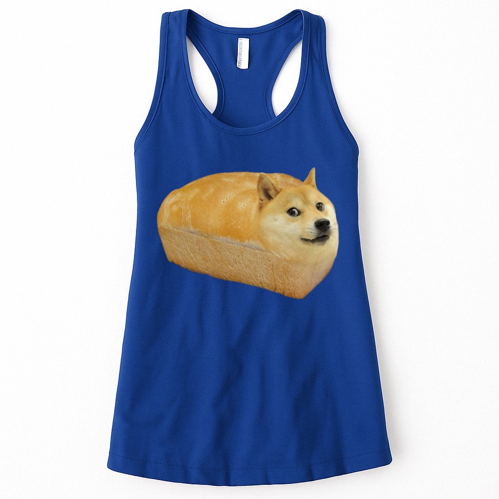 Fashion Shiba Inu Doge Bread Meme Dog Ugly Cool Gift Sweater Womens Tank Top