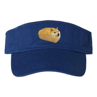 Fashion Shiba Inu Doge Bread Meme Dog Ugly Cool Gift Sweater Valucap Bio-Washed Visor