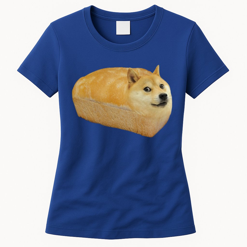 Fashion Shiba Inu Doge Bread Meme Dog Ugly Cool Gift Sweater Womens T-Shirt
