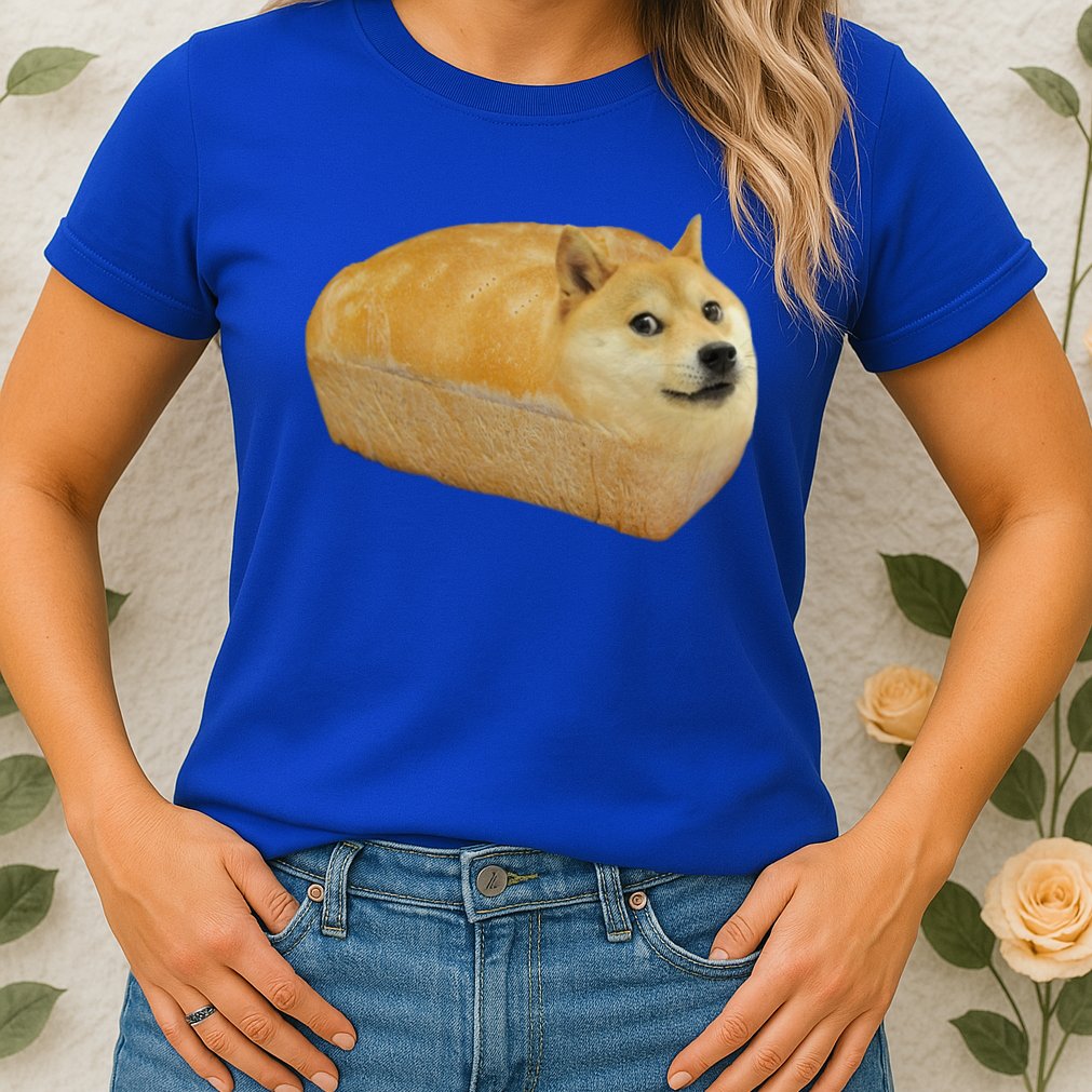 Fashion Shiba Inu Doge Bread Meme Dog Ugly Cool Gift Sweater Womens T-Shirt