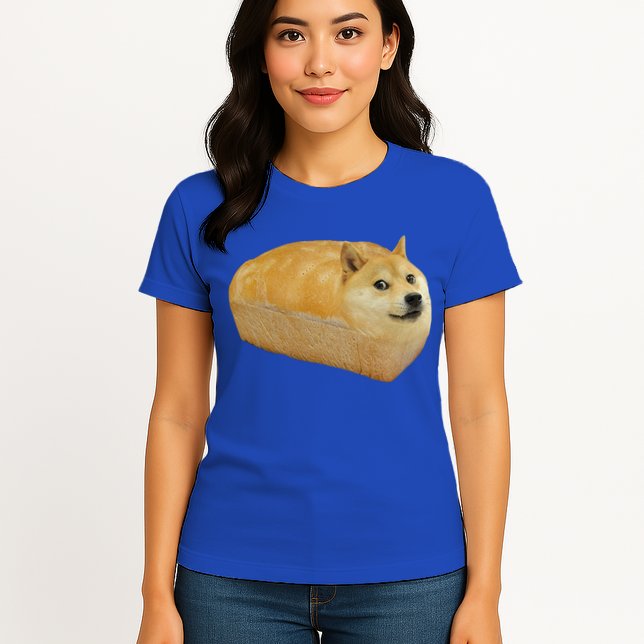 Fashion Shiba Inu Doge Bread Meme Dog Ugly Cool Gift Sweater Womens T-Shirt