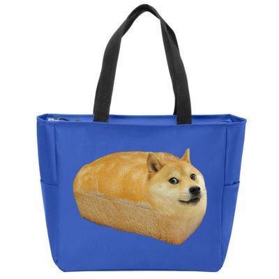 Fashion Shiba Inu Doge Bread Meme Dog Ugly Cool Gift Sweater Zip Tote Bag