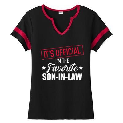 Favorite son in law from mother in law or father in law Ladies Halftime Notch Neck Tee