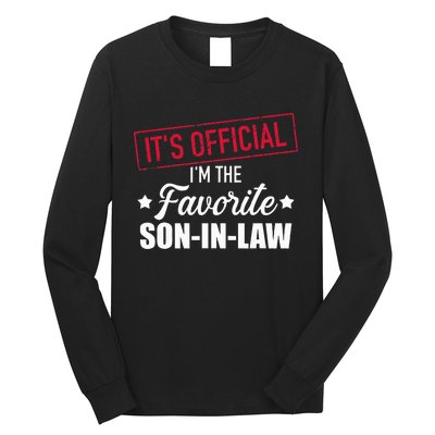 Favorite son in law from mother in law or father in law Long Sleeve Shirt