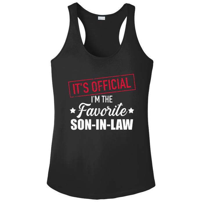 Favorite son in law from mother in law or father in law Ladies PosiCharge Competitor Racerback Tank