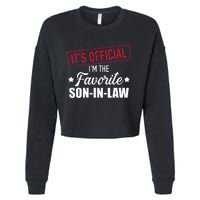 Favorite son in law from mother in law or father in law Cropped Pullover Crew