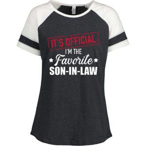 Favorite son in law from mother in law or father in law Enza Ladies Jersey Colorblock Tee