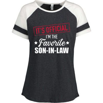 Favorite son in law from mother in law or father in law Enza Ladies Jersey Colorblock Tee