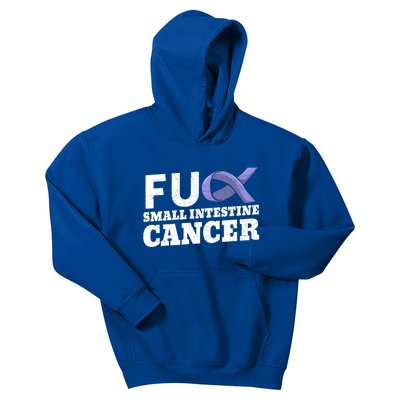 Fuck Small Intestine Cancer Bowel Cancer Awareness Duodenal Cute Gift Kids Hoodie