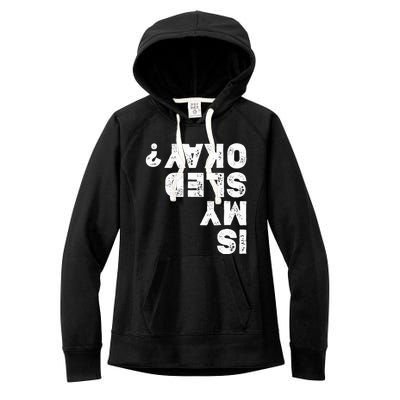 Funny Snowmobiling Is My Sled Okay? Snowmobile Lovers Women's Fleece Hoodie