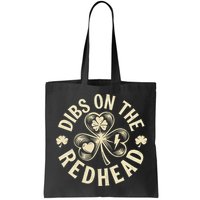 Funny Shamrock Irish St Patricks Day Dibs On The Redhead Bag