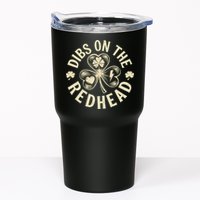 Funny Shamrock Irish St Patricks Day Dibs On The Redhead Tumbler