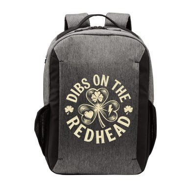 Funny Shamrock Irish St Patricks Day Dibs On The Redhead Vector Backpack