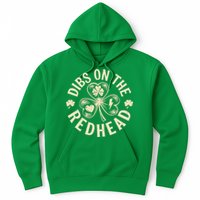 Funny Shamrock Irish St Patricks Day Dibs On The Redhead Hoodie