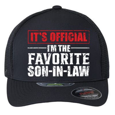 Funny Son In Law Im The Favorite Son In Law Flexfit Unipanel Trucker Cap