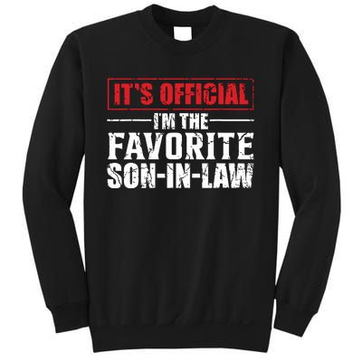 Funny Son In Law Im The Favorite Son In Law Sweatshirt