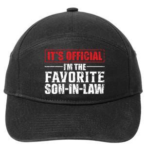 Funny Son In Law Im The Favorite Son In Law 7-Panel Snapback Hat