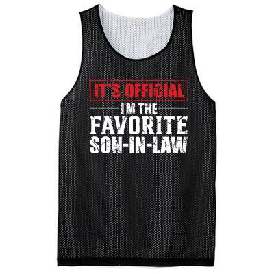 Funny Son In Law Im The Favorite Son In Law Mesh Reversible Basketball Jersey Tank