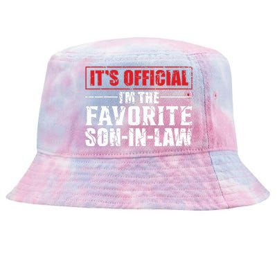 Funny Son In Law Im The Favorite Son In Law Tie-Dyed Bucket Hat