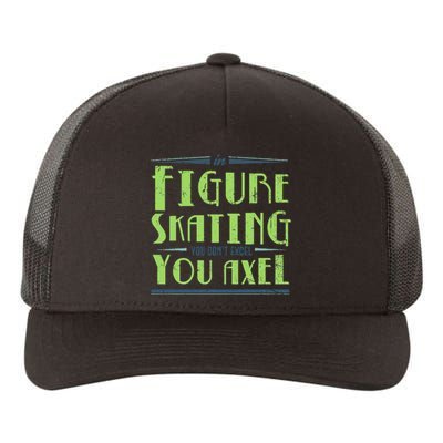 Figure Skater Ice Skates  Ice Rink Figure Skating  Yupoong Adult 5-Panel Trucker Hat