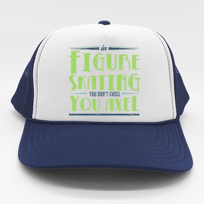 Figure Skater Ice Skates  Ice Rink Figure Skating  Trucker Hat