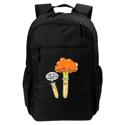 Funny Science I Think Youre Overreacting Nerd Chemistry Gift Backpack