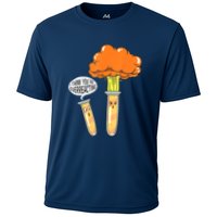 Funny Science I Think Youre Overreacting Nerd Chemistry Gift Cooling Performance Crew T-Shirt