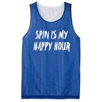 Funny Spin Is My Happy Hour Cardio Fitness Gift Cute Gift Mesh Reversible Basketball Jersey Tank