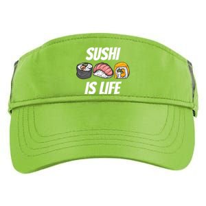 Funny Sushi Is Life Food Lover Gift Adult Drive Performance Visor