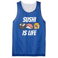 Funny Sushi Is Life Food Lover Gift Mesh Reversible Basketball Jersey Tank