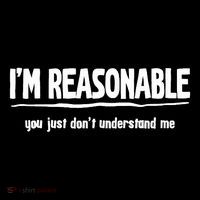 Funny Sarcastic Im Reasonable You Dont Understand Hoodie