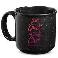 Funny Sarcastic I Wont Quit But I Will Cuss The Whole Time Cool Gift 15oz Campfire Ceramic Mug
